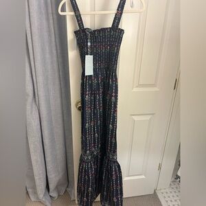 Hill House Black Floral Maxi Dress